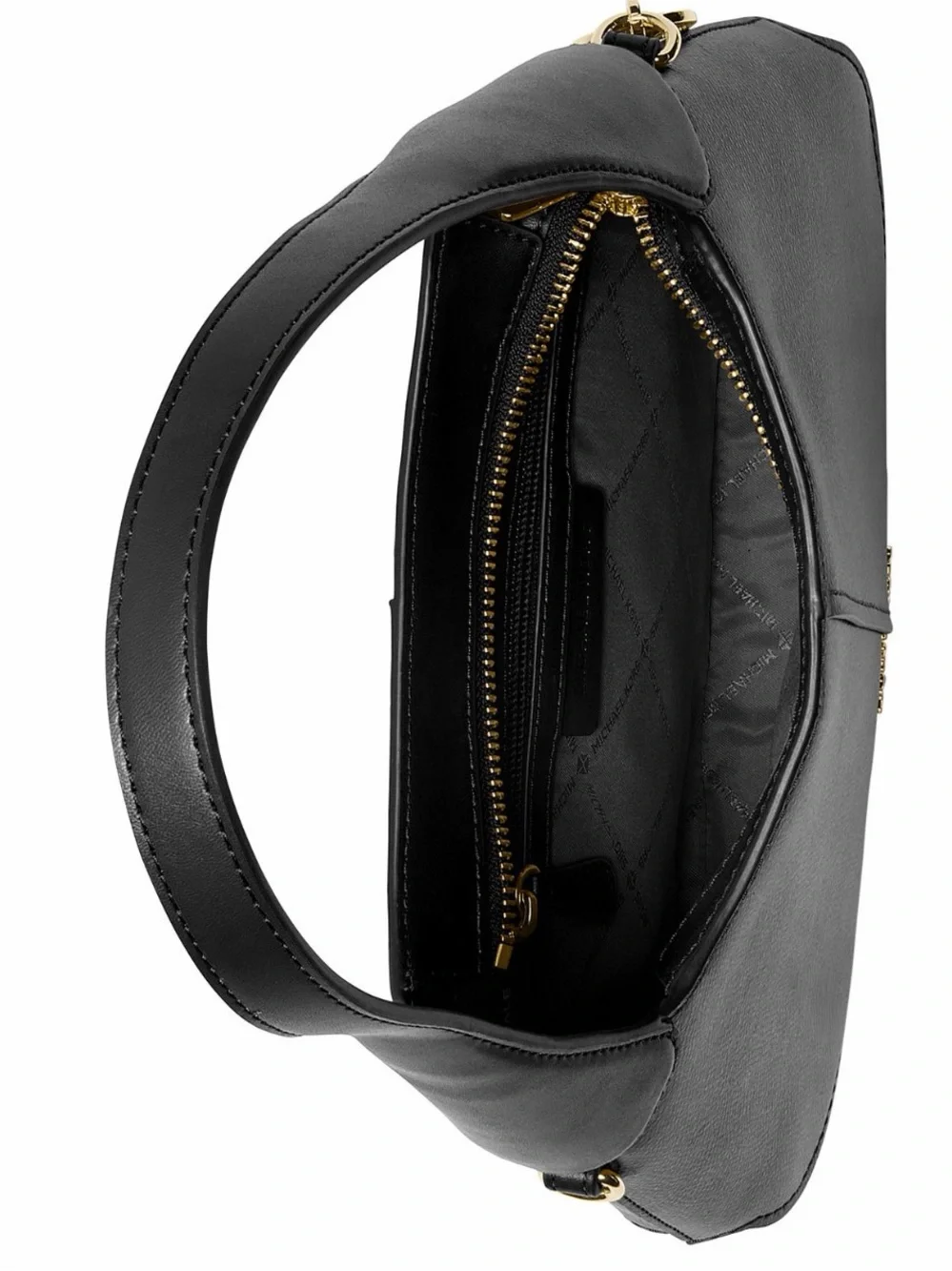 Alice Michael Kors Leather Shoulder Bag with Gold Hardware
